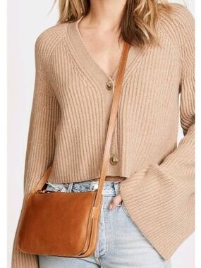 MADEWELL The Simple Crossbody Bag in English Saddle Leather